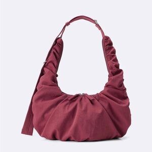 GU (Japan) Fabric Dumpling Shoulder/Crossbody Bag